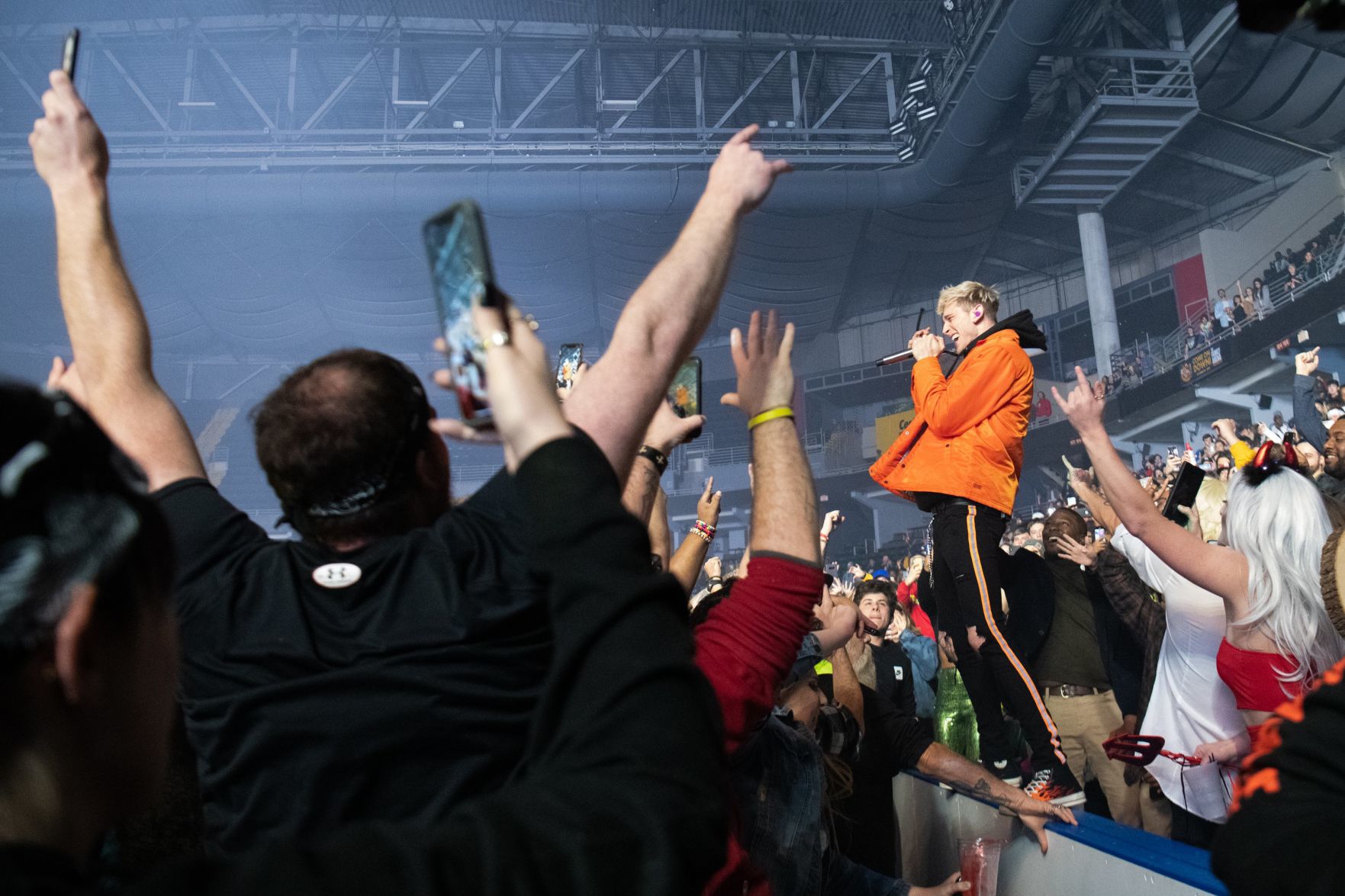 Young Thug and Machine Gun Kelly at Family Arena